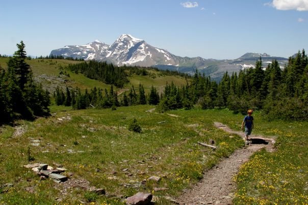 Swiftcurrent Pass and Heavens Peak by Alan_W