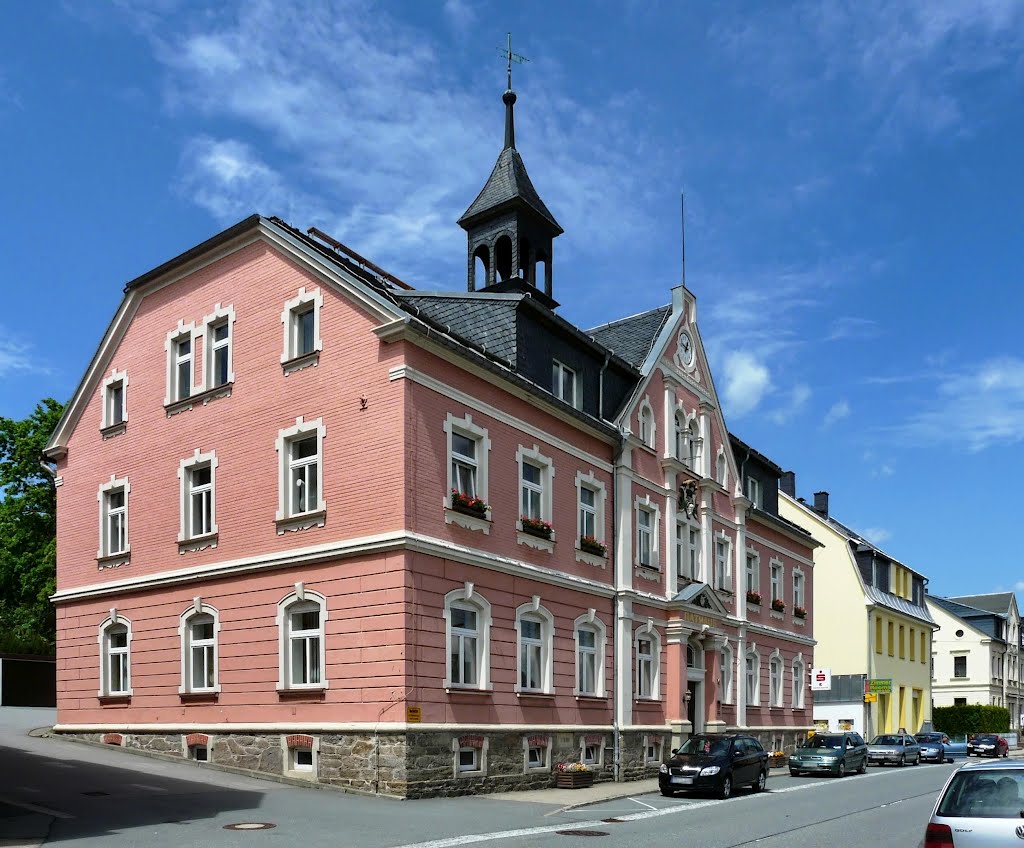 Bärenstein (Erzgeb.) - Blick auf das Rathaus by Thomas Eichler