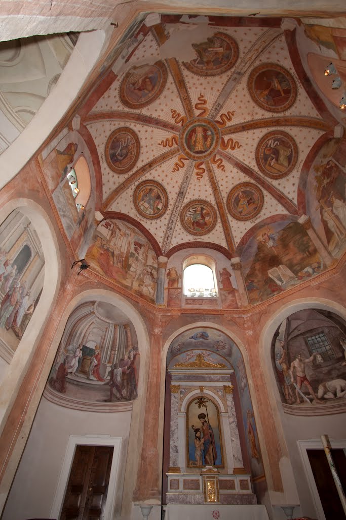 St Gervasio and Protasio Chapel, Baveno, Lago di Maggiore, Italy by Tititateo