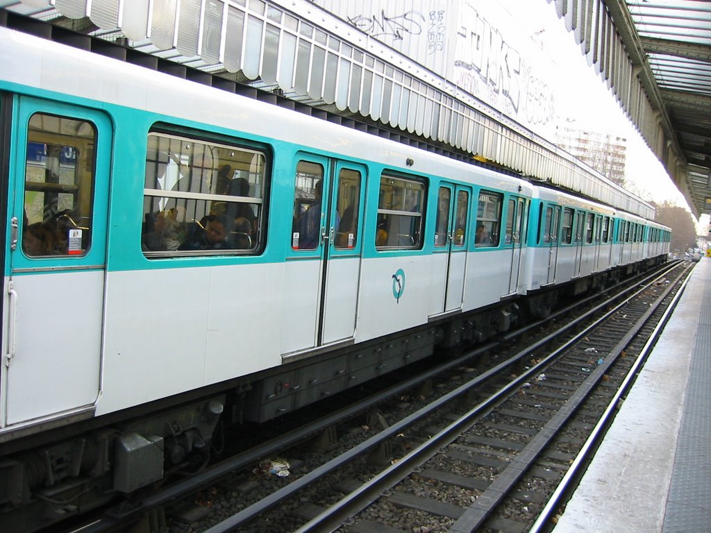 Métro Parisien ligne 2 by DESRENTES ERIC