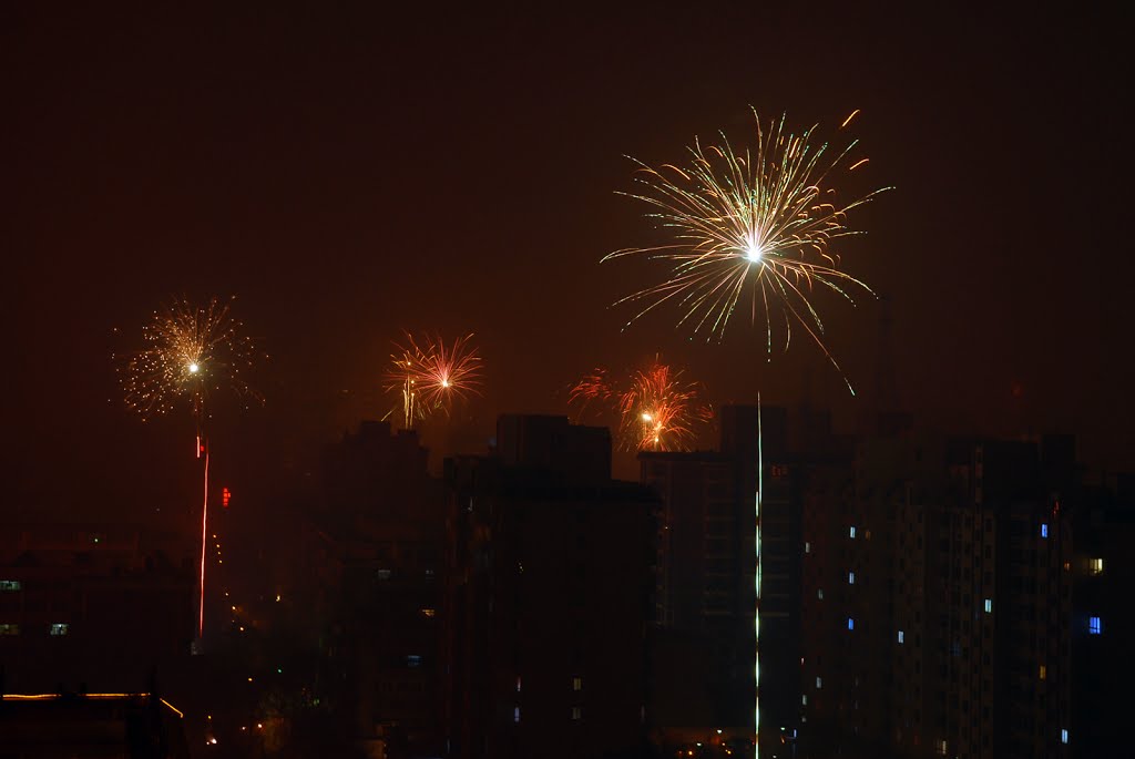 Fireworks in chinese new year by CH.Q