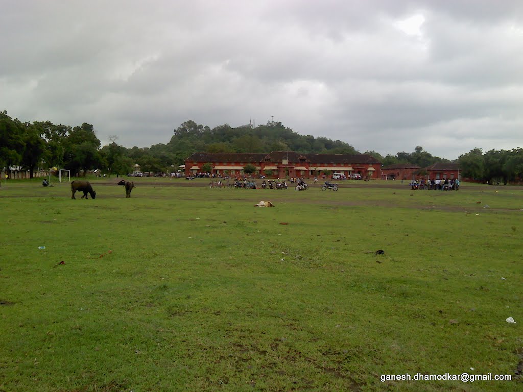 Zilla Parishad School Ground, Amravati by Ganesh Dhamodkar