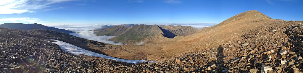 Panorama to southeast from Mt Democrat by JGuerra