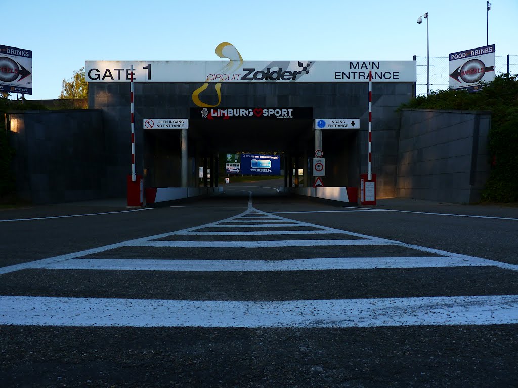 Entrée du circuit de Zolder by Rudy Pické