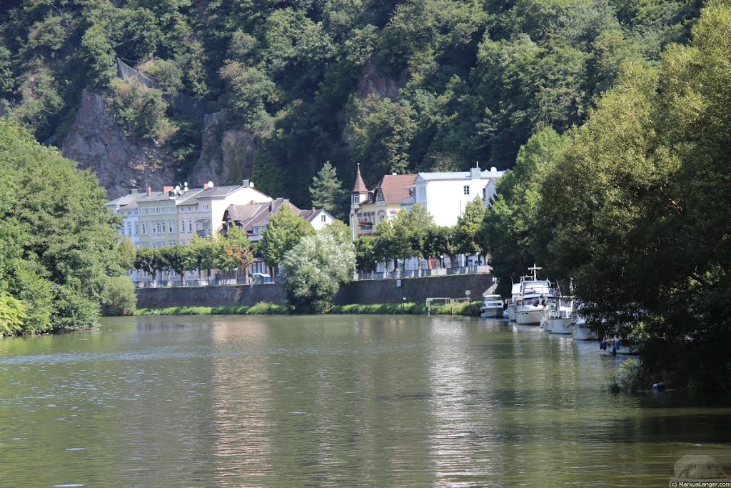 Bad Ems von der Lahn aus by mlong