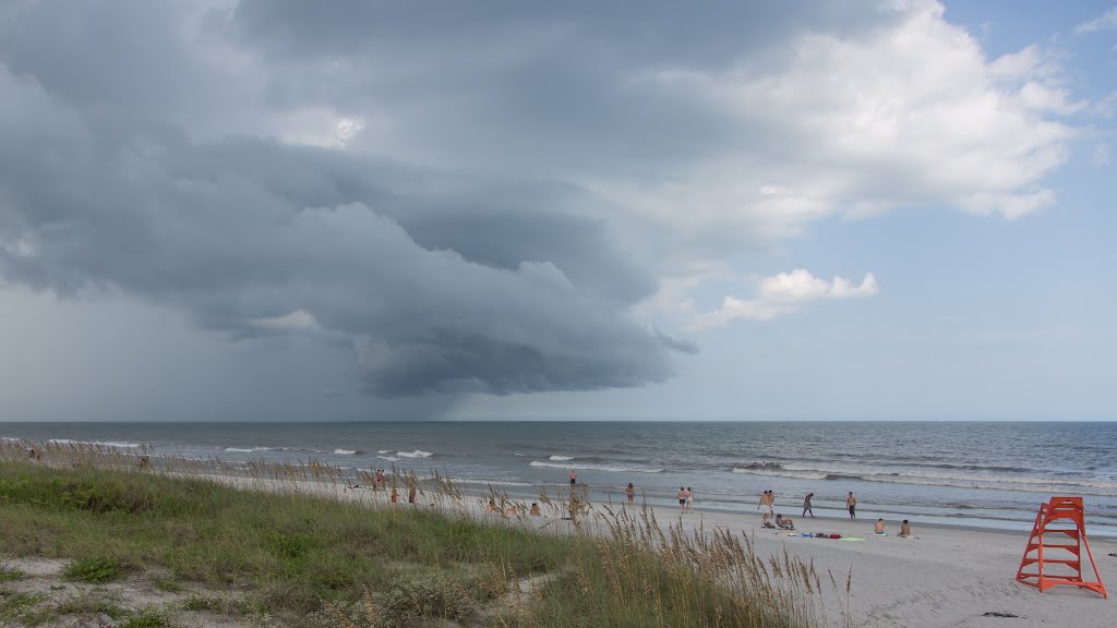 Thunderstorm at Jacksonville, Beach by Mark Kortum