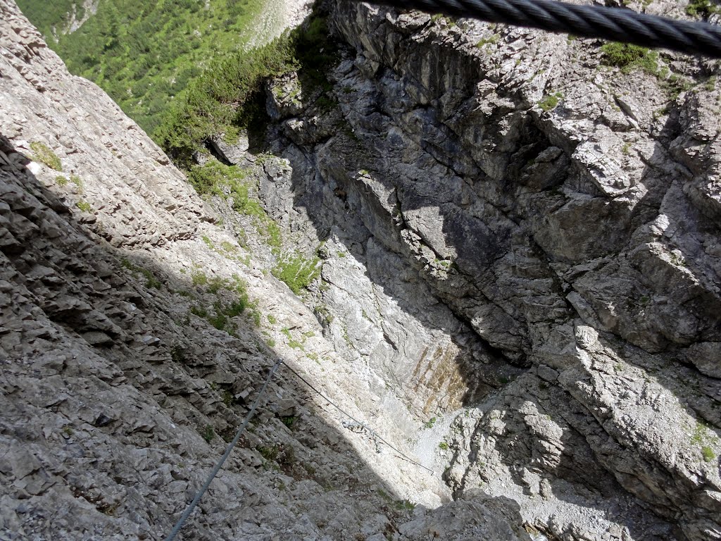 Schlüsselstelle (D), Hanauer Klettersteig by chalkviech