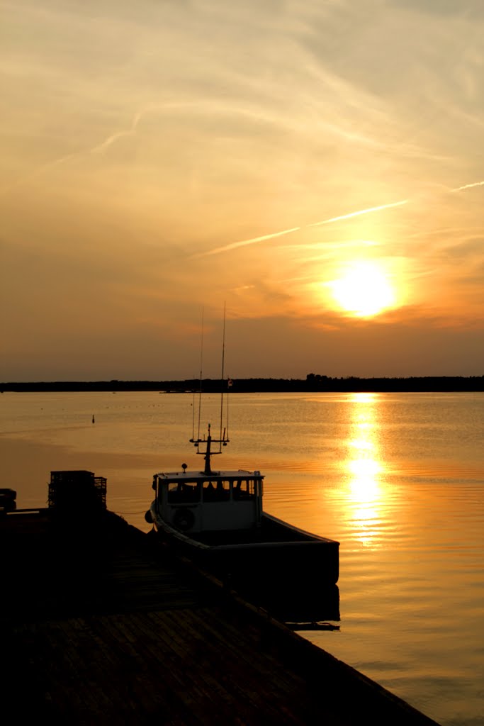 Coucher de soleil près de Point Prim by Annie Ouimet