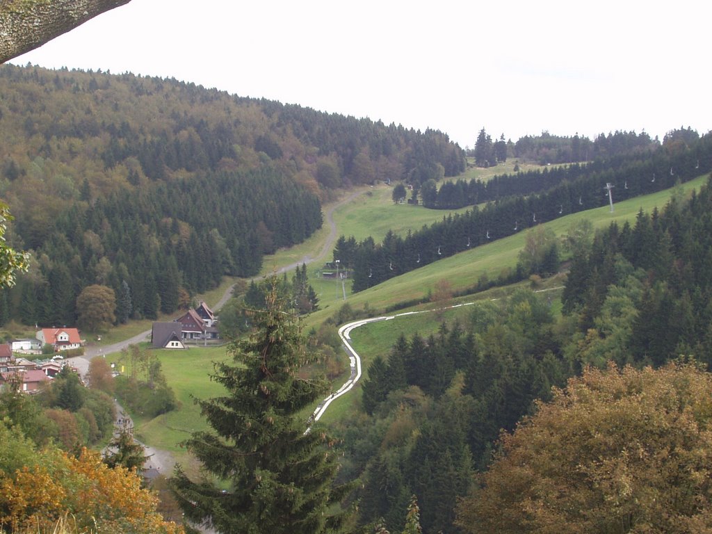 View of Thambachtal from Glockenberg, St. Andreasberg, Lower Saxony, Germany by photon master