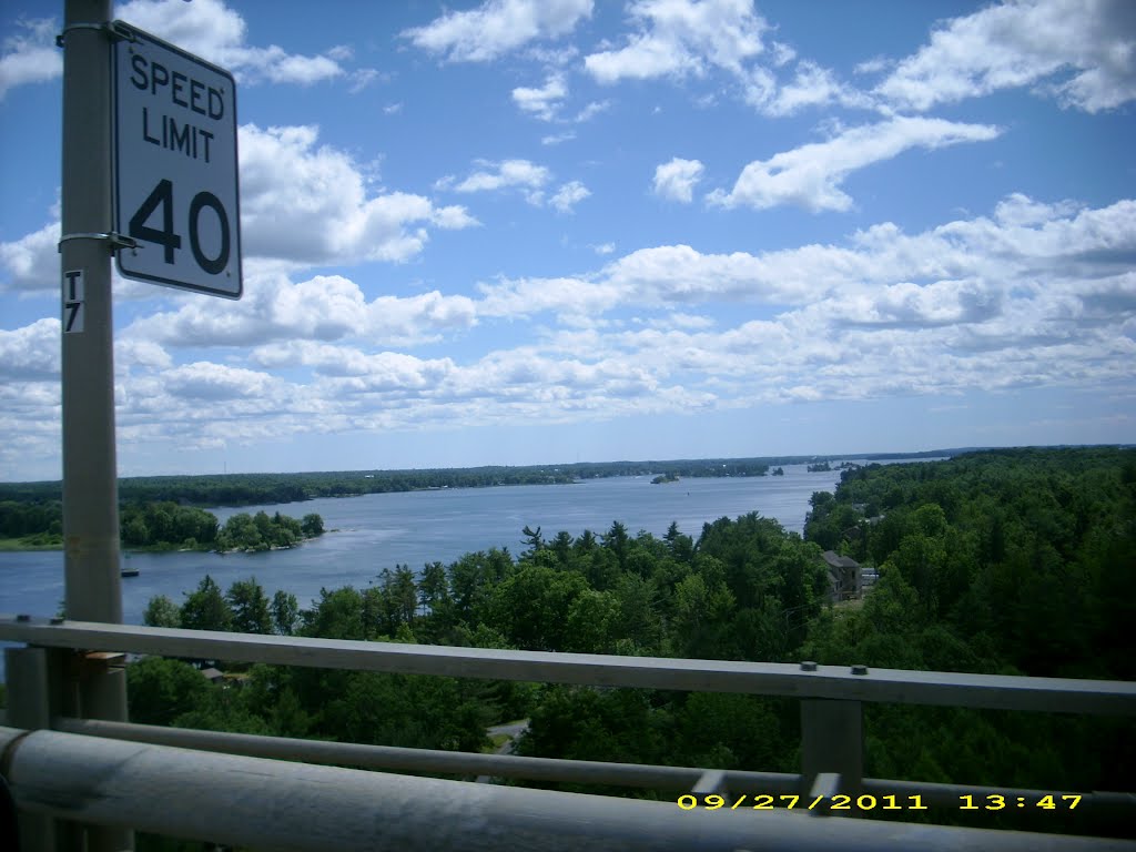 Thousand Island Bridge, Orleans, NY by The Traveling...