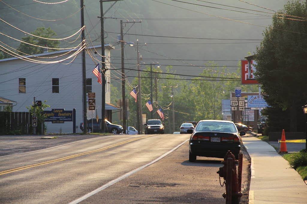 Looking West down Market St (Peterstown WV) by John MacKinnon