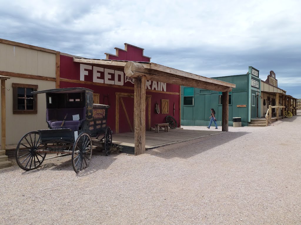 2012, Hualapai Ranch, View W from Restaurant on Main Street by tceng