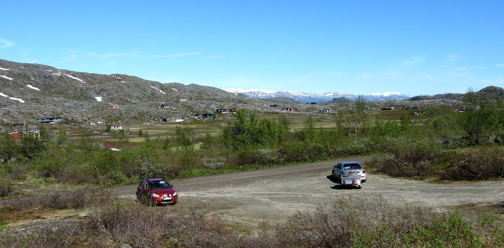 Near Ofotbanen-railroad, Railway station Bjørnfjell, Narvik, Norway by Ilkka T. Korhonen