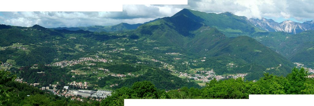 Monte di Malo, dal passo - panorama Valdagno by fester