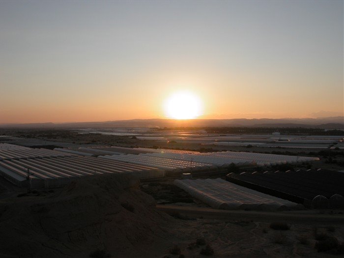 Sunset over Negev by Claus Flarup Højbak