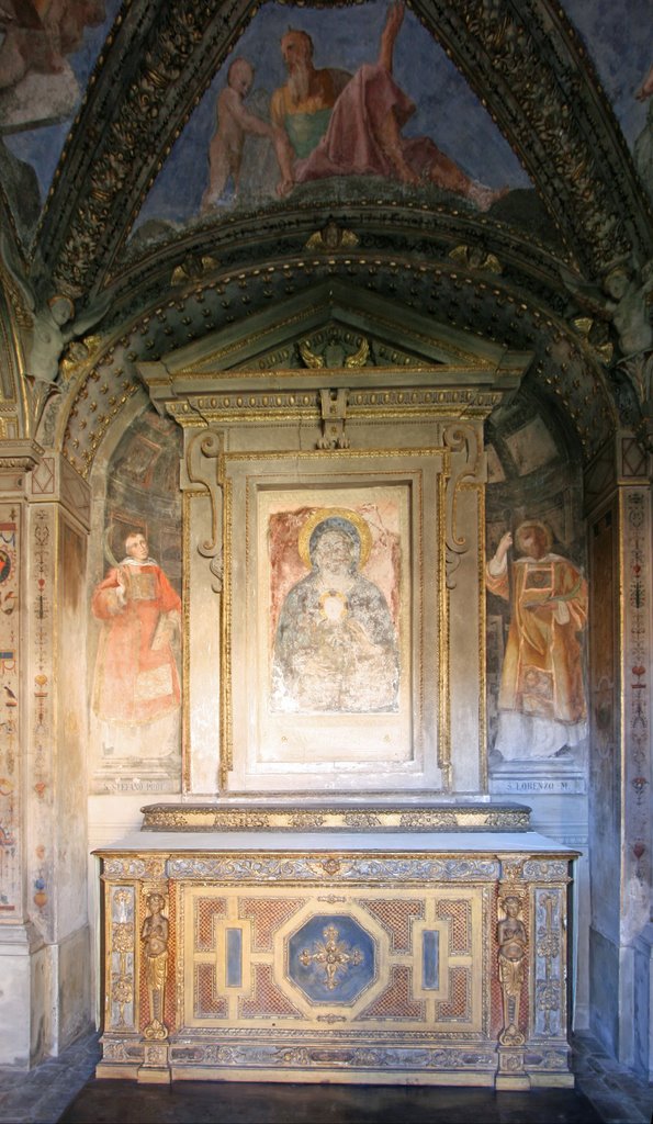 Sancta Jerusalem di Bologna. Cappella della Consolazione, sul lato meridionale del Cortile di Pilato. by Carlo Pelagalli