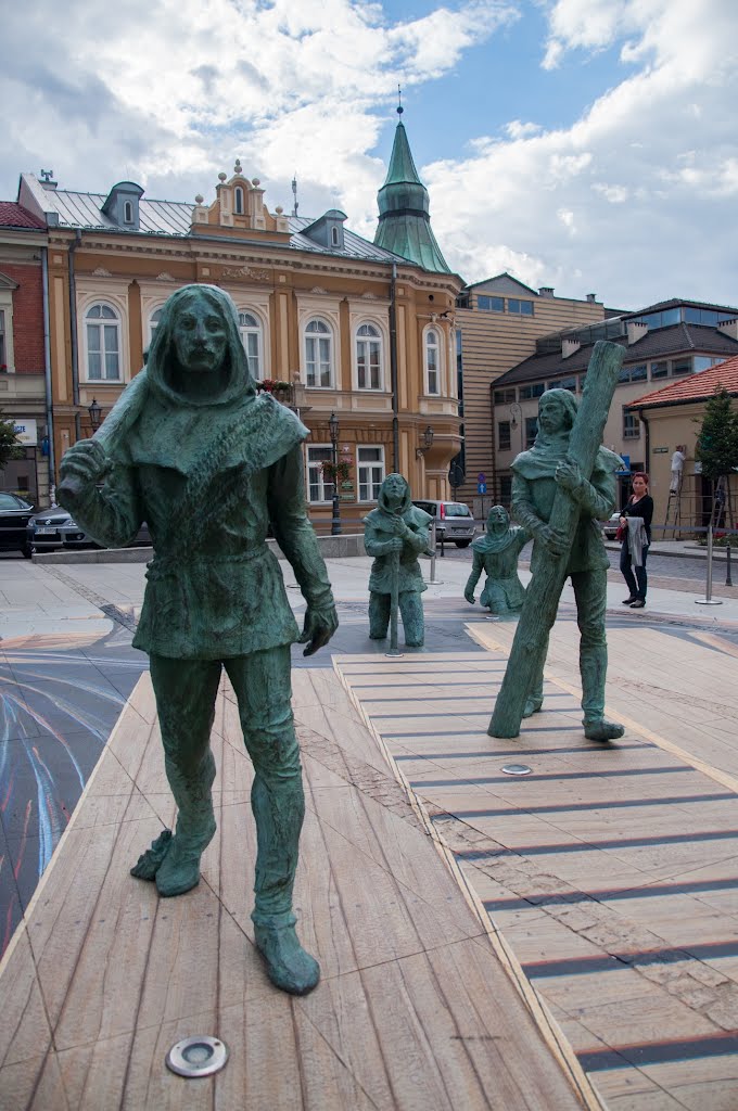 Wieliczka - Rynek Górny - grafika 3D by Andrzej Urbański