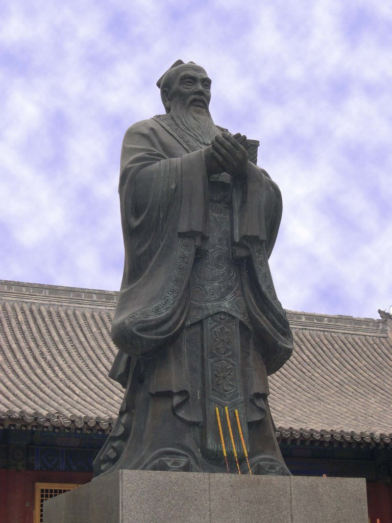 Statue of Confucius by Hal Allerton