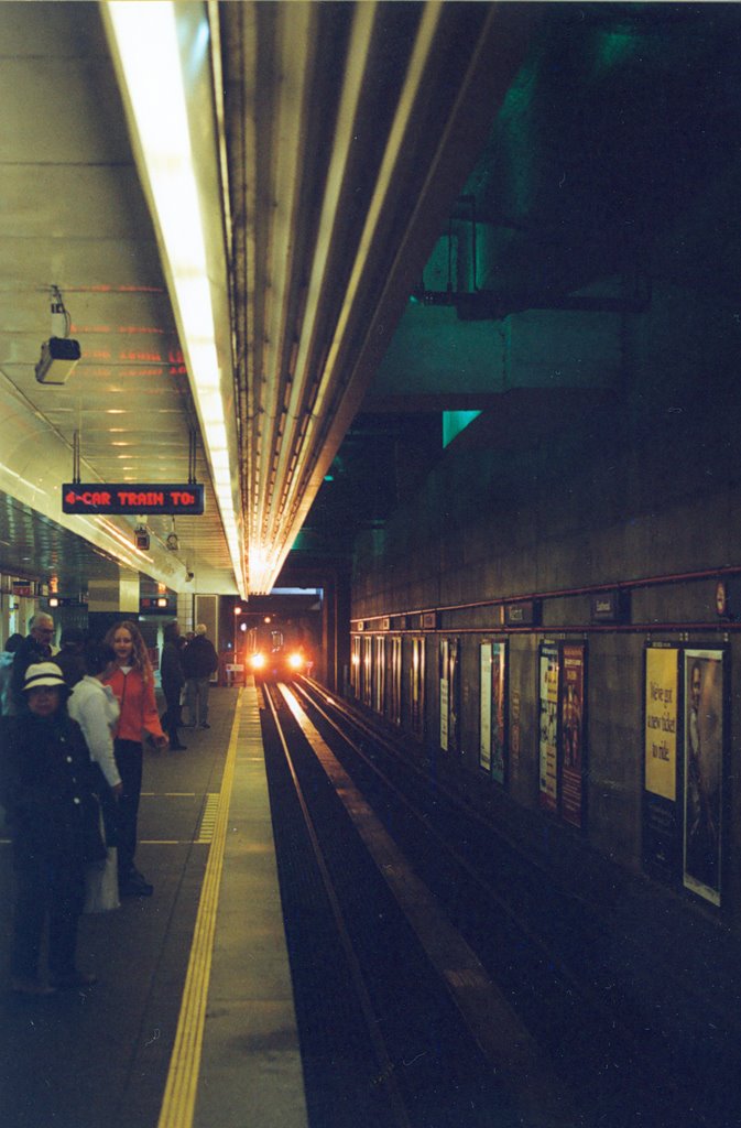 Inside Burrard Station by Victor Matthews