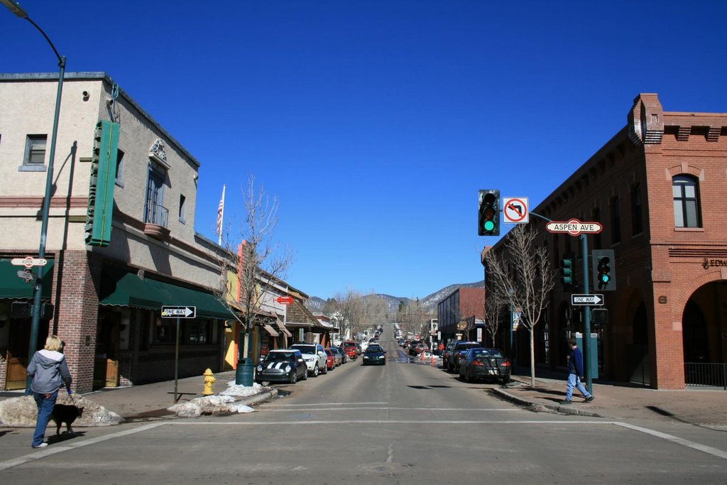 Looking North up Leroux street by Czach Hidalgo