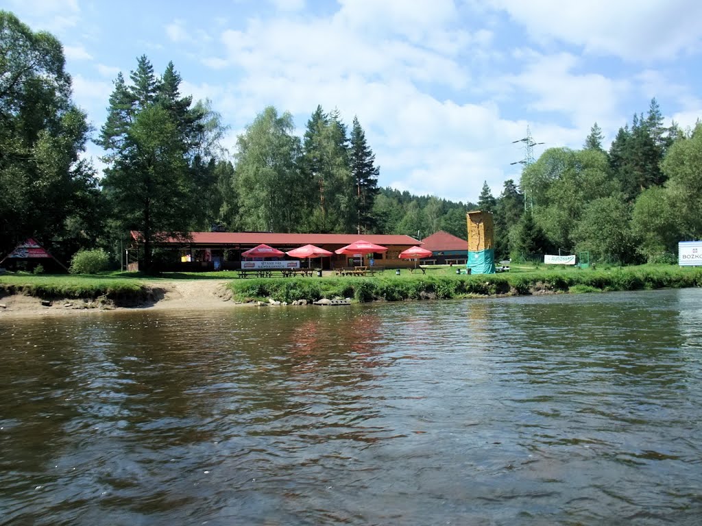 Canoeing on the Vltava River by Roman M.