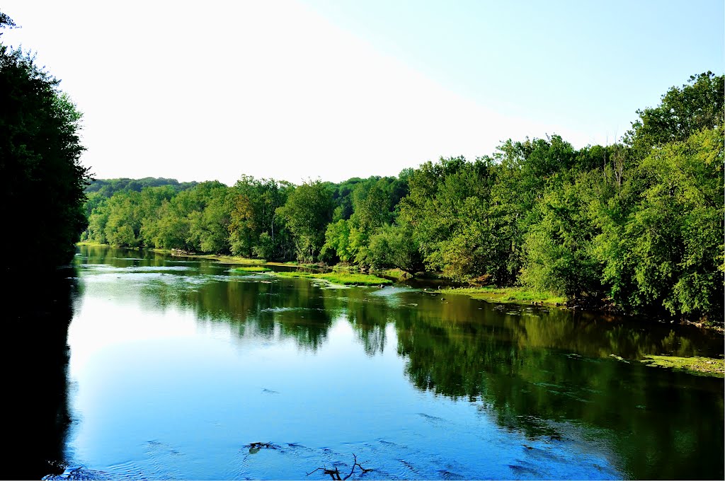 Wabash River view from the Nickel Plate Trail by cmay