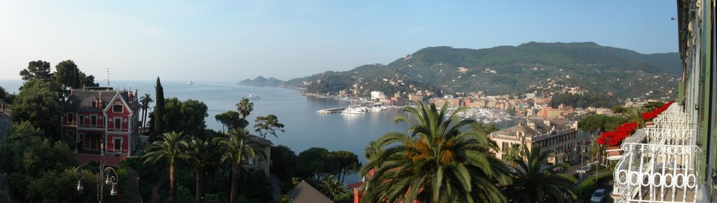 Santa Margherita Ligure, View from Imperiale Palace Hotel by Peter Gruber