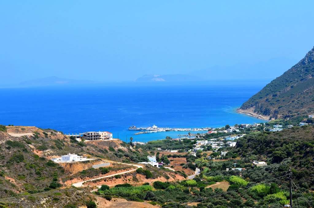 View of the sea from Kefalos by Pepino