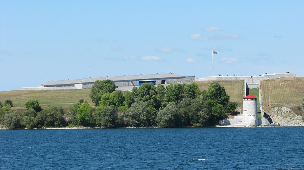 FORT HENRY FROM THE ST. LAWRENCE RIVER by lackomacko