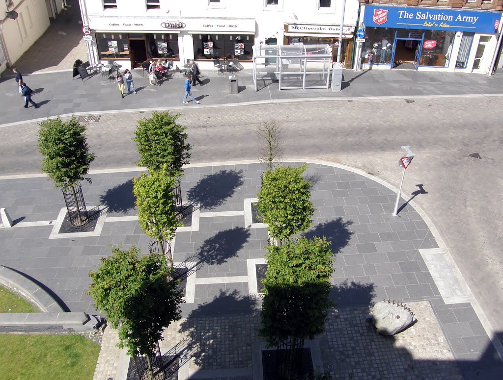 Looking down on Stranraer Town Centre by © Douglas MacGregor