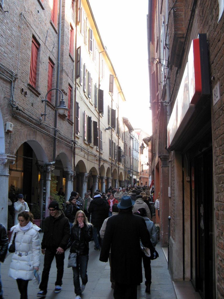 Ferrara, via San Romano by Claudio Pedrazzi