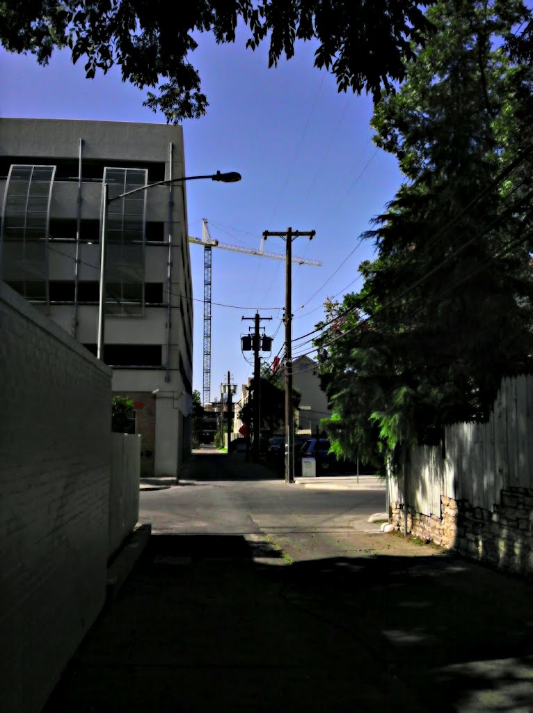 San Antonio Alleyway on Campus by RememberTheAdamo