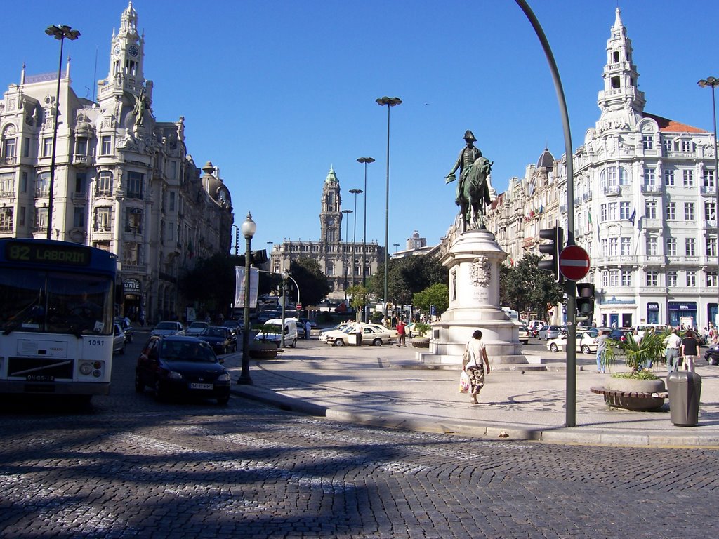 Praça da liberda eAvenida dos aliados by Barroso françois