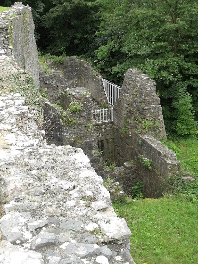 Denbigh Castle, main Postern gate by PeterE