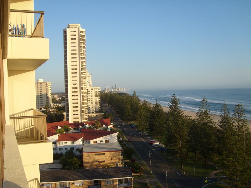 Southern Cross - view to Mecca (Surfers) from unit 40 by peterstewie