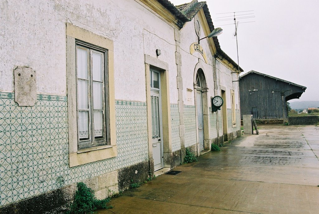 Estação de Cela Velha (linha do Oeste) by Miguel Eloi