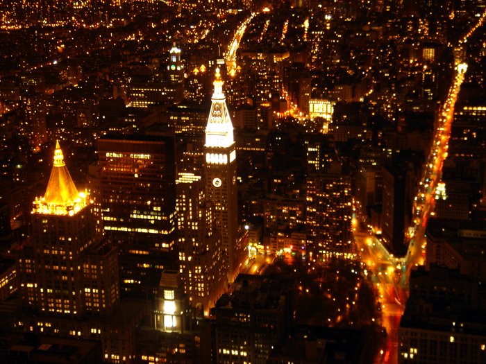 Noche en New York desde el Empire State Building by Antonio Dorado