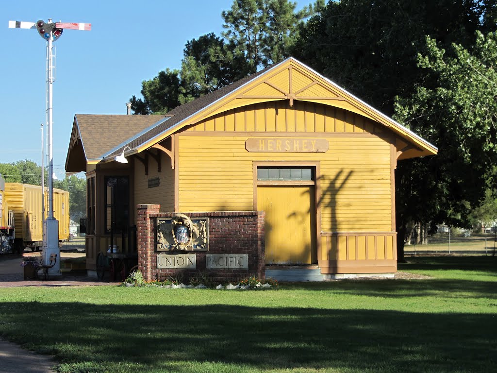 Orignal Hershey, NE depot by Adam Elmquist