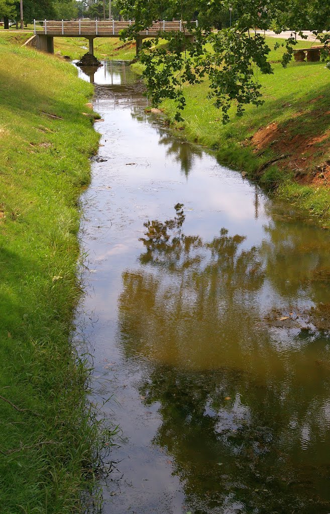 Claridy Creek, Memorial Park, Duncan, Oklahoma by blakelylaw