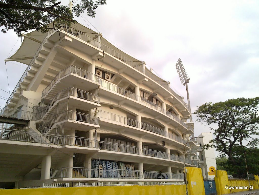 Chepauk Stadium, Chennai by gowreesan