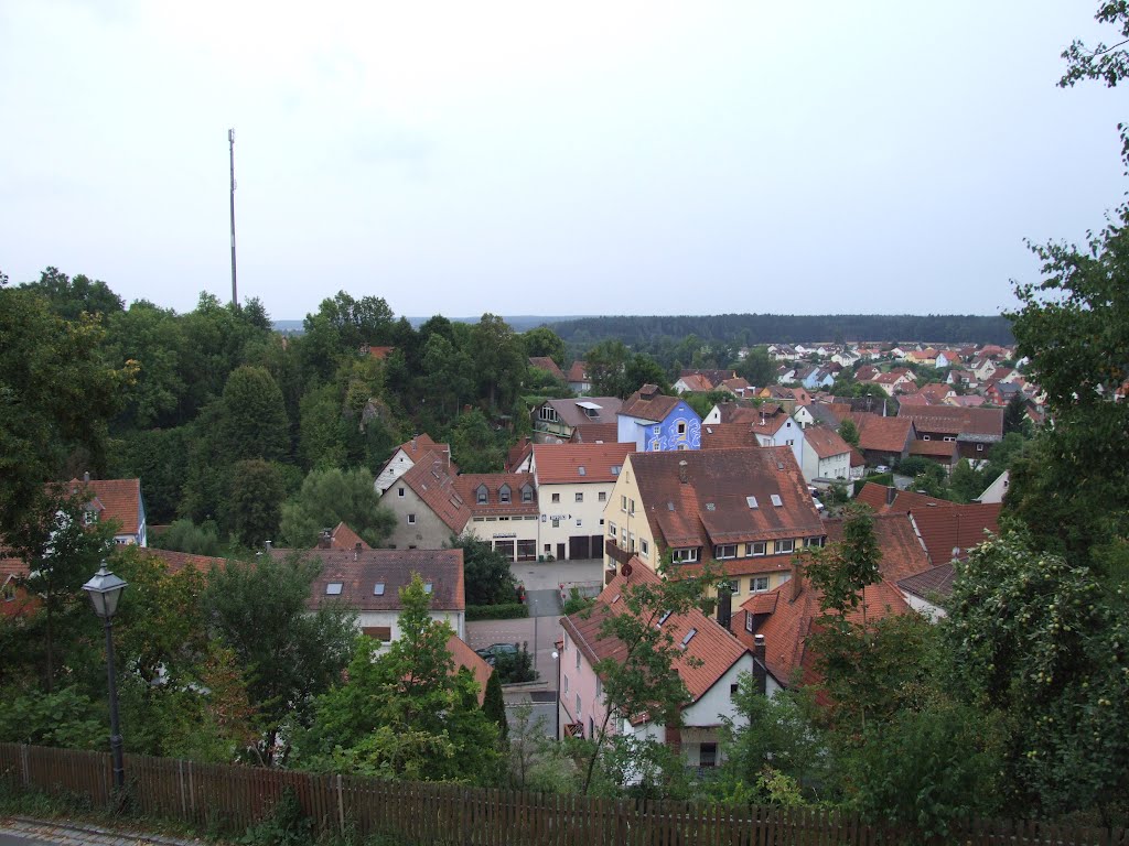 Hollfeld vom Gangolfturm gesehen by garteneidechse