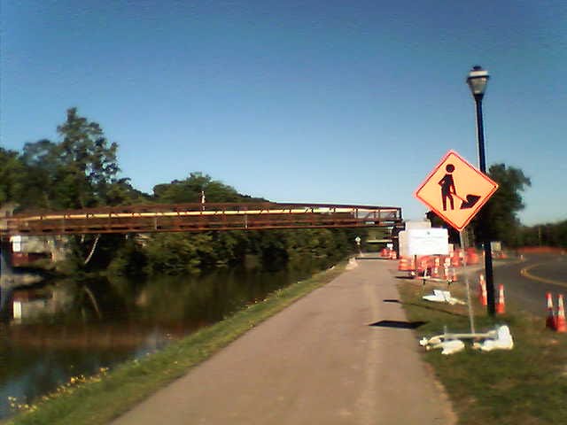 New Trail Bridge across Erie Canal by jbxroader