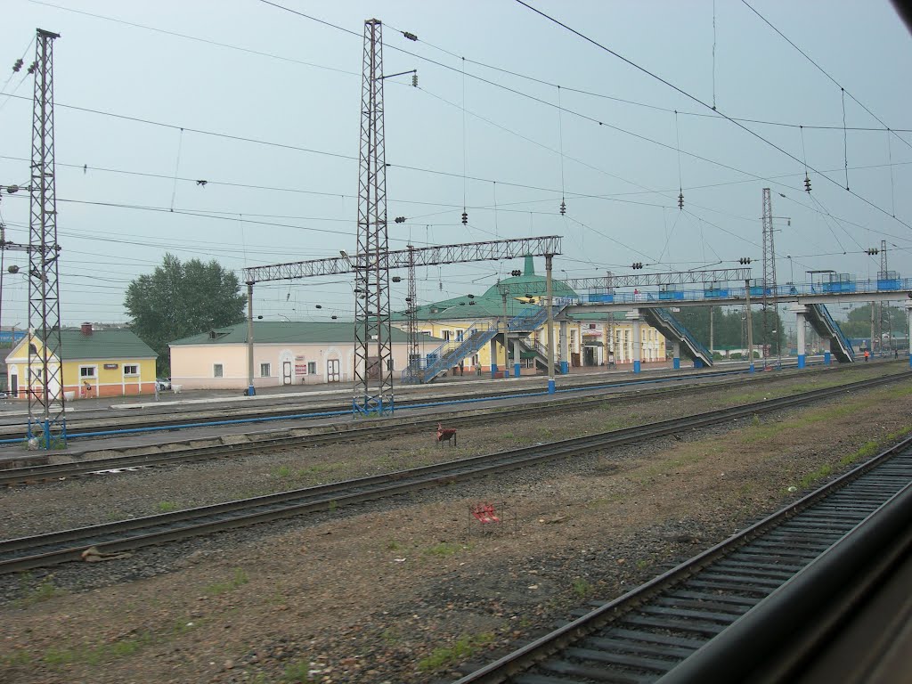 Tayshet railway station by Olivier Vuigner