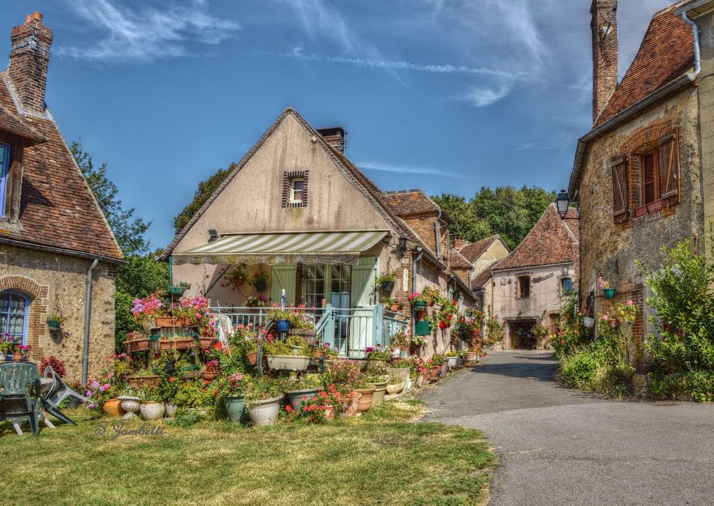 La maison aux fleurs --Moutiers au Perche by zambetti salvatore