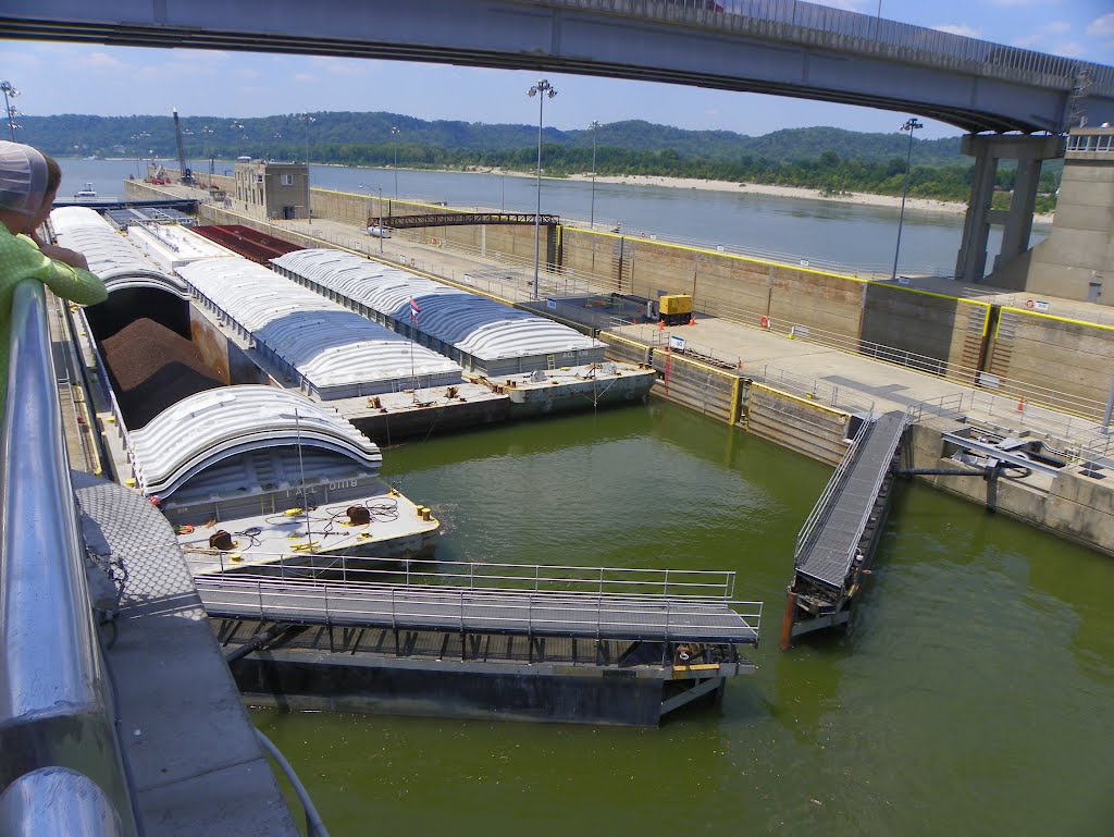 Markland Locks and Dam by J. Stephen Conn