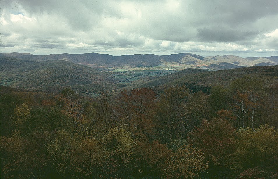 View West from Mt Greylock Massachusetts to New York State Hills by James Dundee Gibson