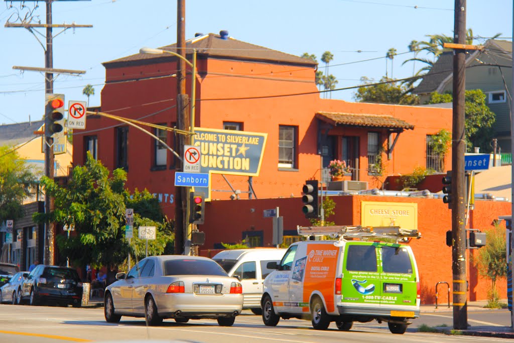 The Views on Sunset Blvd. in Silver Lake, Los Angeles, CA by MICHAEL  JIROCH  &  www.michaeljiroch.com