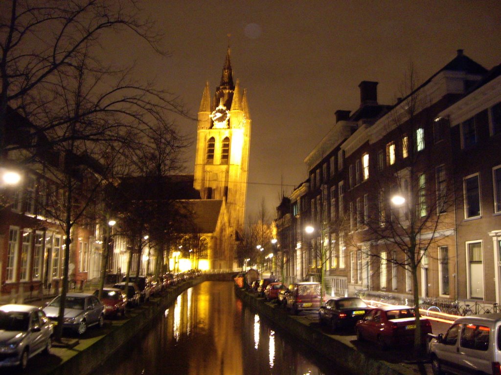 Delft, Oude Kerk, west view by Manuel Porras