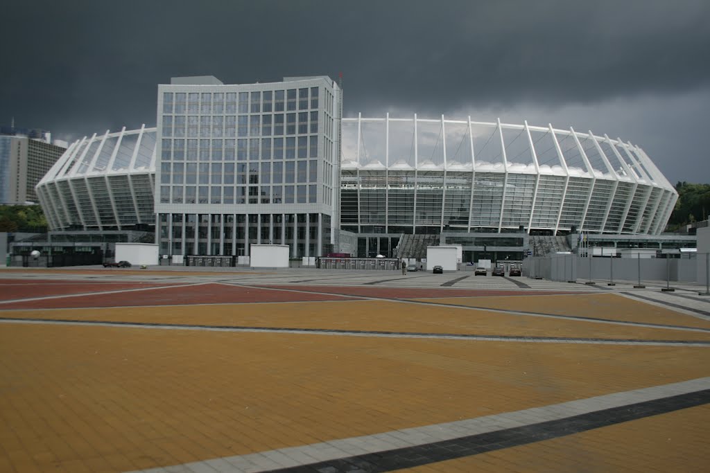 Olympic Stadium, Kyiv, Ukraine by ptolemeusz