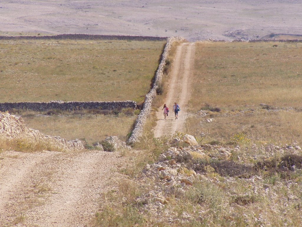 Pag: the long walk to the beach by palbane49